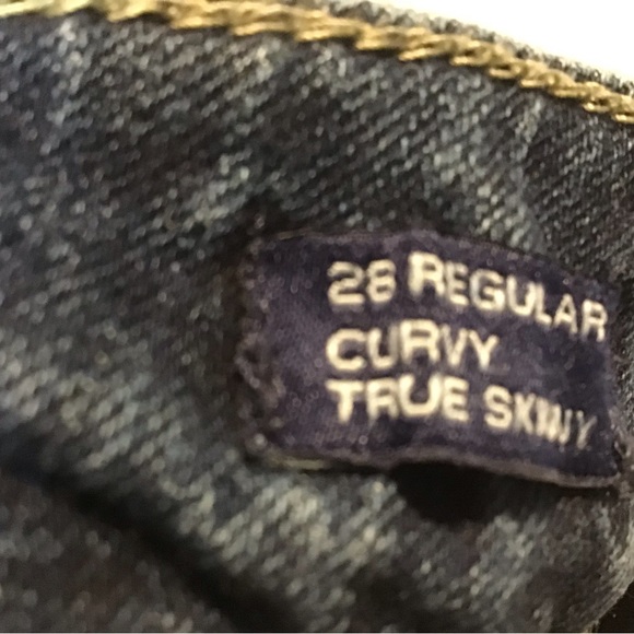 Gap Stretch True Skinny Jeans size 28 - Picture 3 of 3